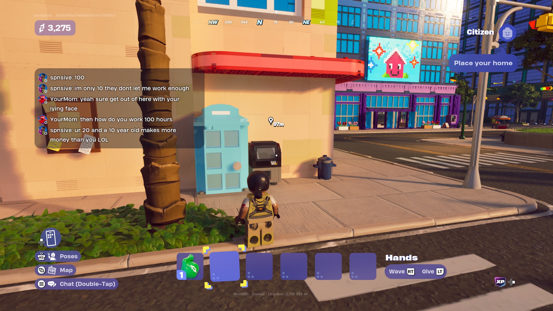 Onde encontrar todos os locais ATM na vida de tijolos de lego Fortnite