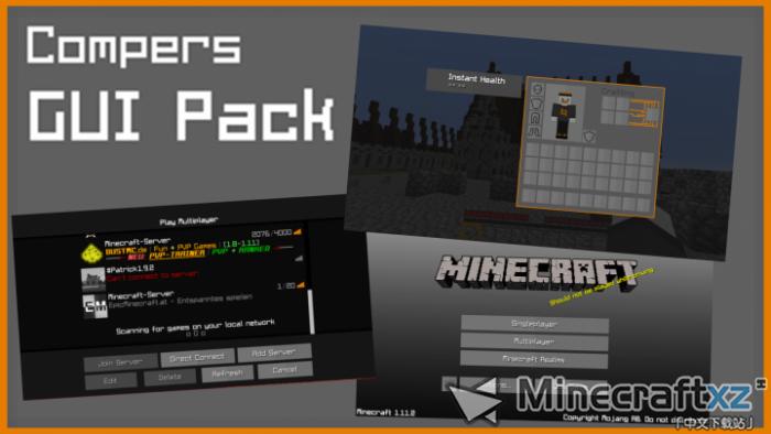 Modernes Material Pack Compper GUI -Ressourcenpaket