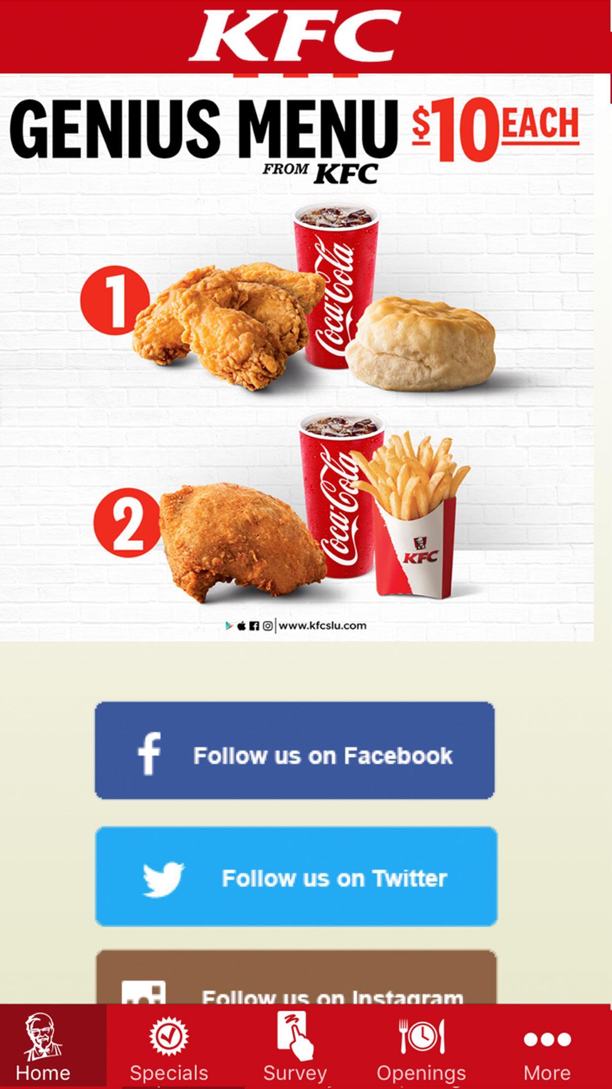 KFC St. Lucia