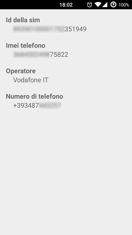 Sim & Carrier Info