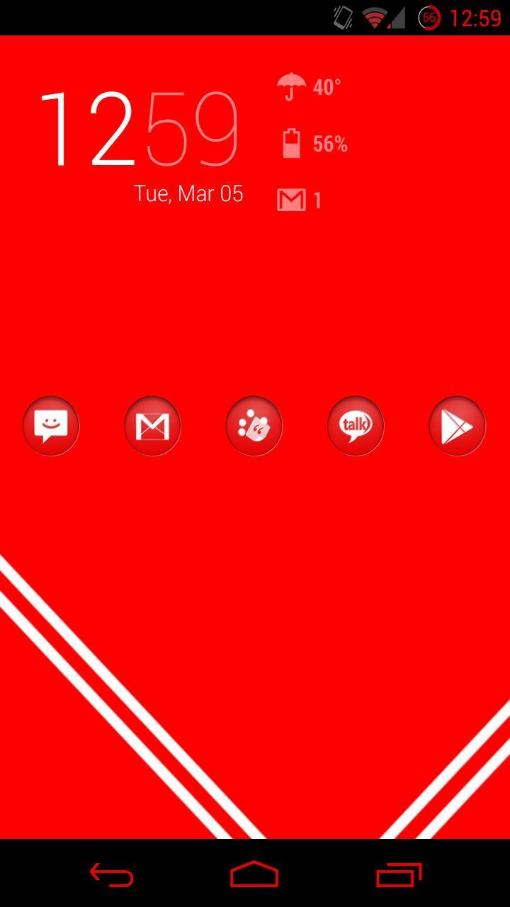 Circons Red Icon Pack