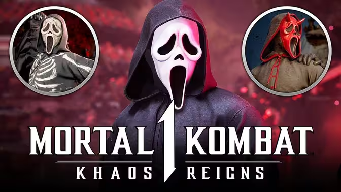 "Mortal Kombat 1" movie "Ghost Face" will be launched on November 19th, the second additional character package will be included in 6 characters.