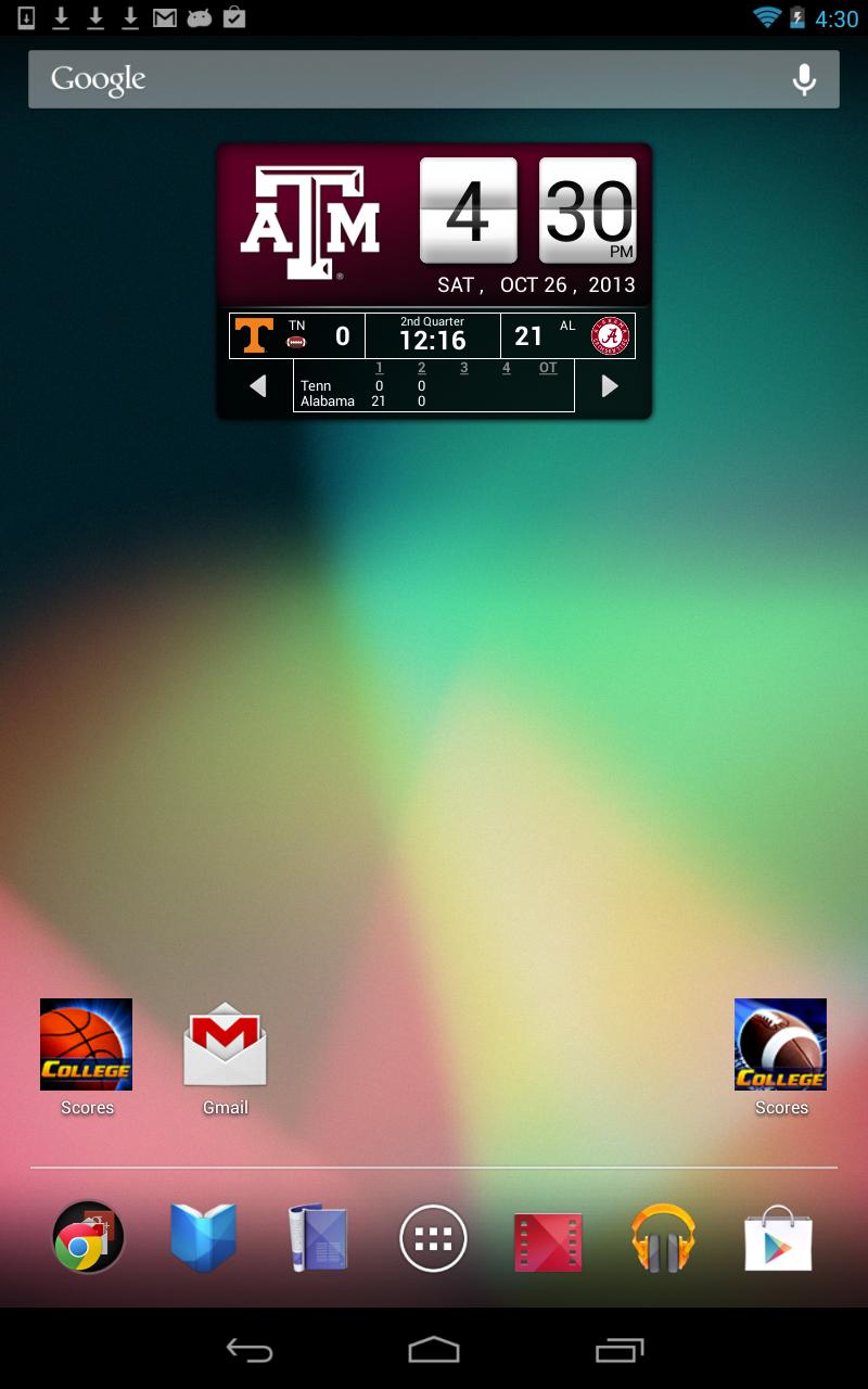 Texas A&M Aggies Live Clock