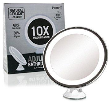10x Lighted Makeup Mirror