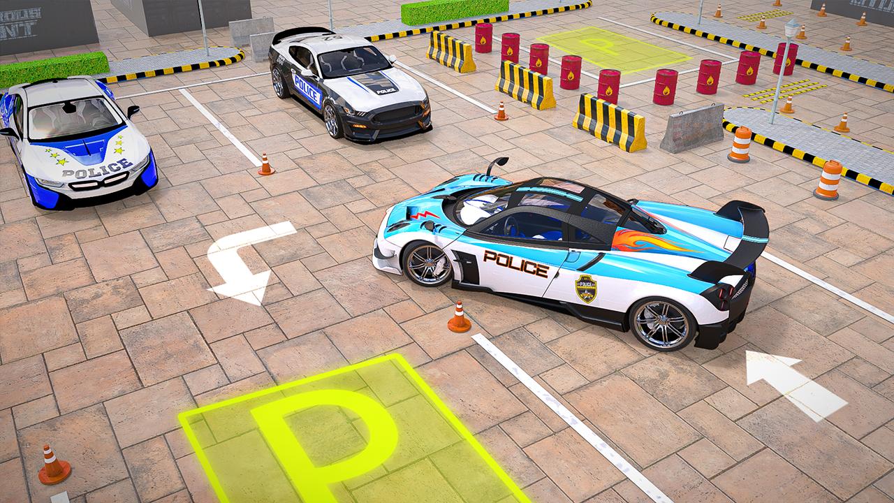 Police Car Parking Car Games