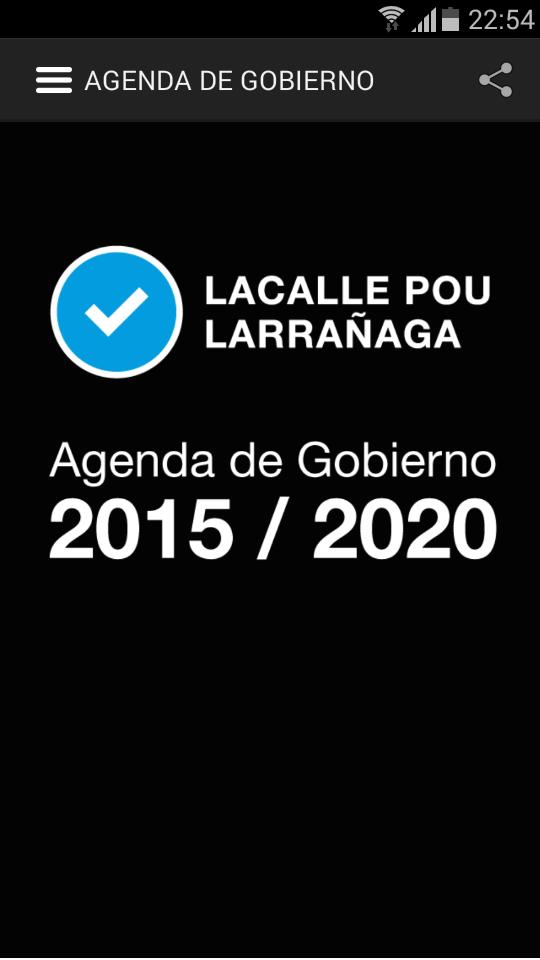 Agenda de gobierno
