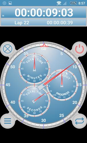 Analog Interval Stopwatch - hi