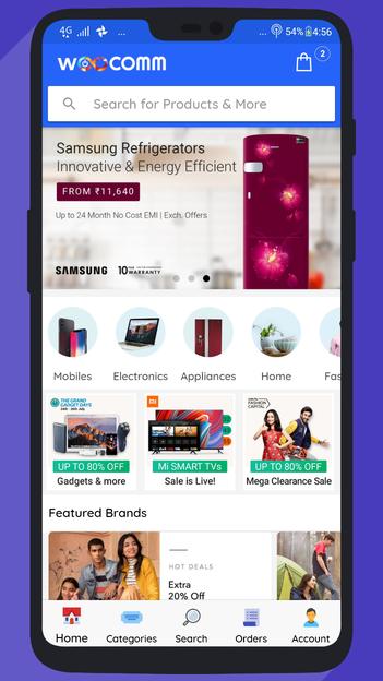 E-Commerce  Mobile App with Phone Authentication