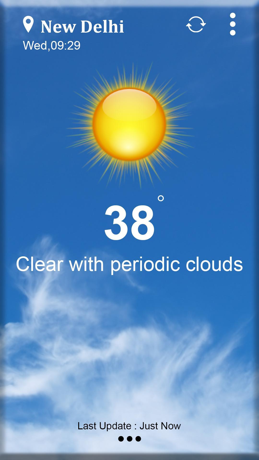 Daily Live Weather Forecast Report App