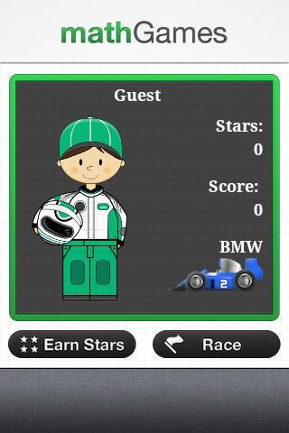 Math Games - Racing