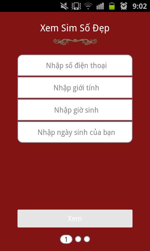 Sim so dep & So xe dep