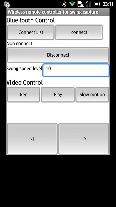 Golf swing cam  Controller
