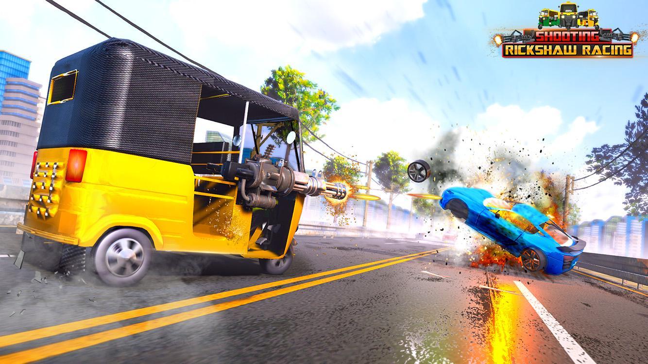 Rickshaw Shooting Game