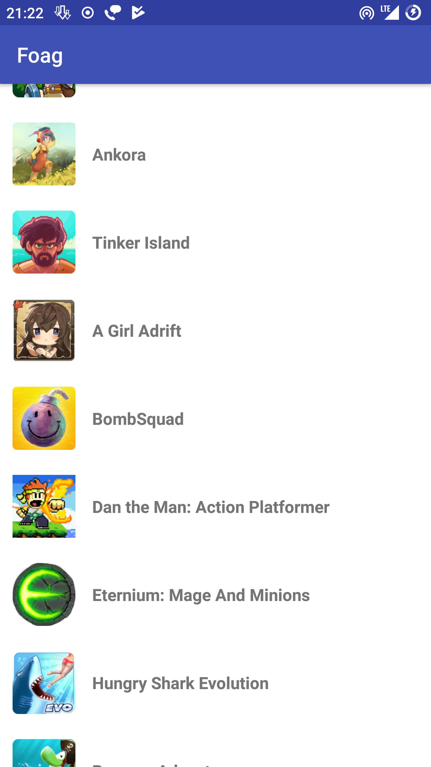 Offline Games Catalog