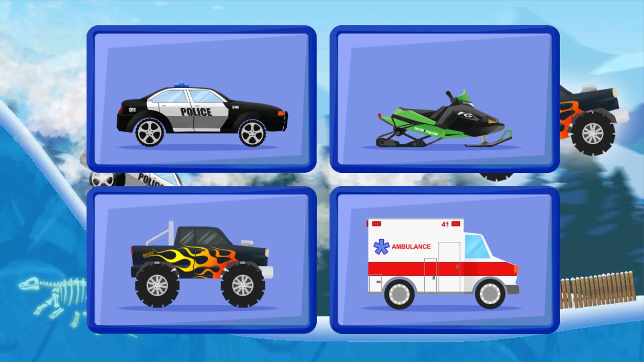 Kids car: Snow racing