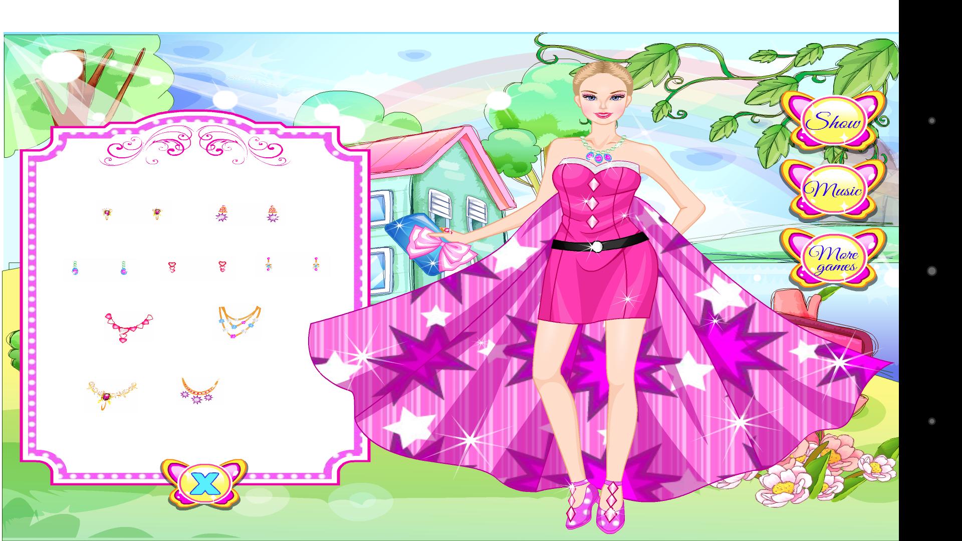Summer Princess dress up game
