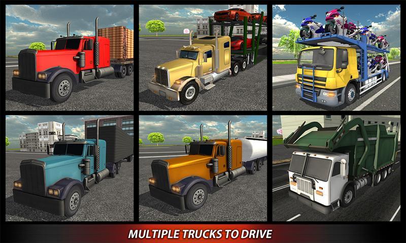 Big Rig USA Truck Parking Game