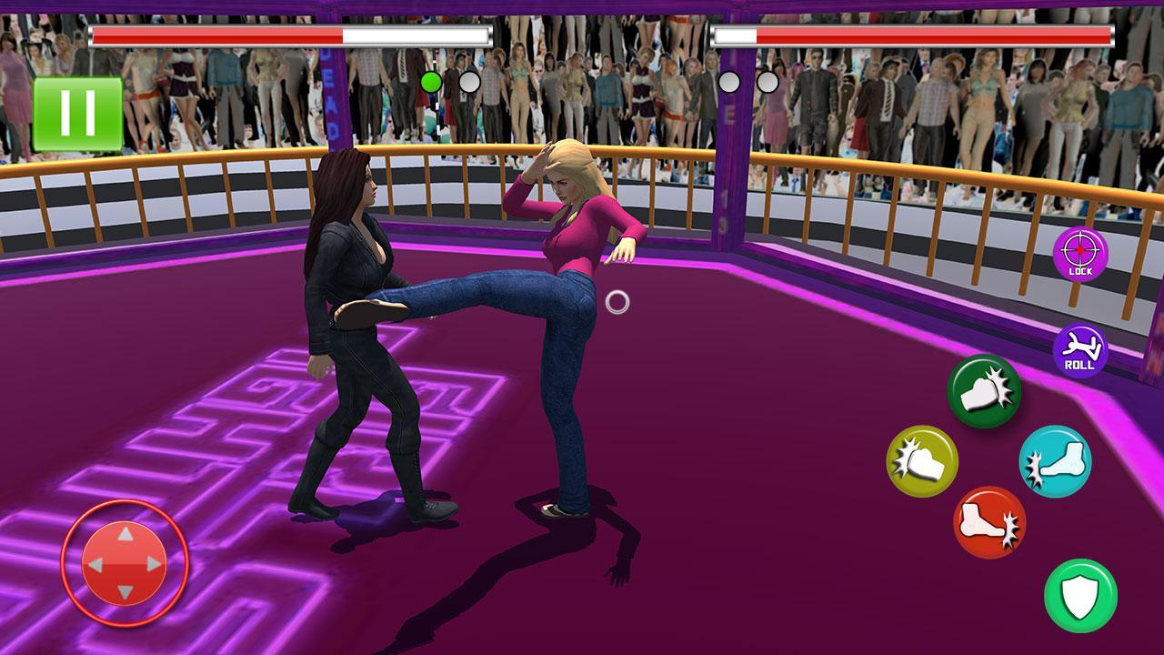 Girl mma fighting clash game
