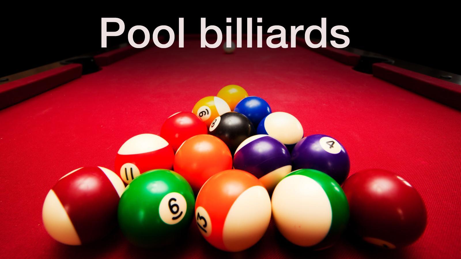 Billiards - Eight balls