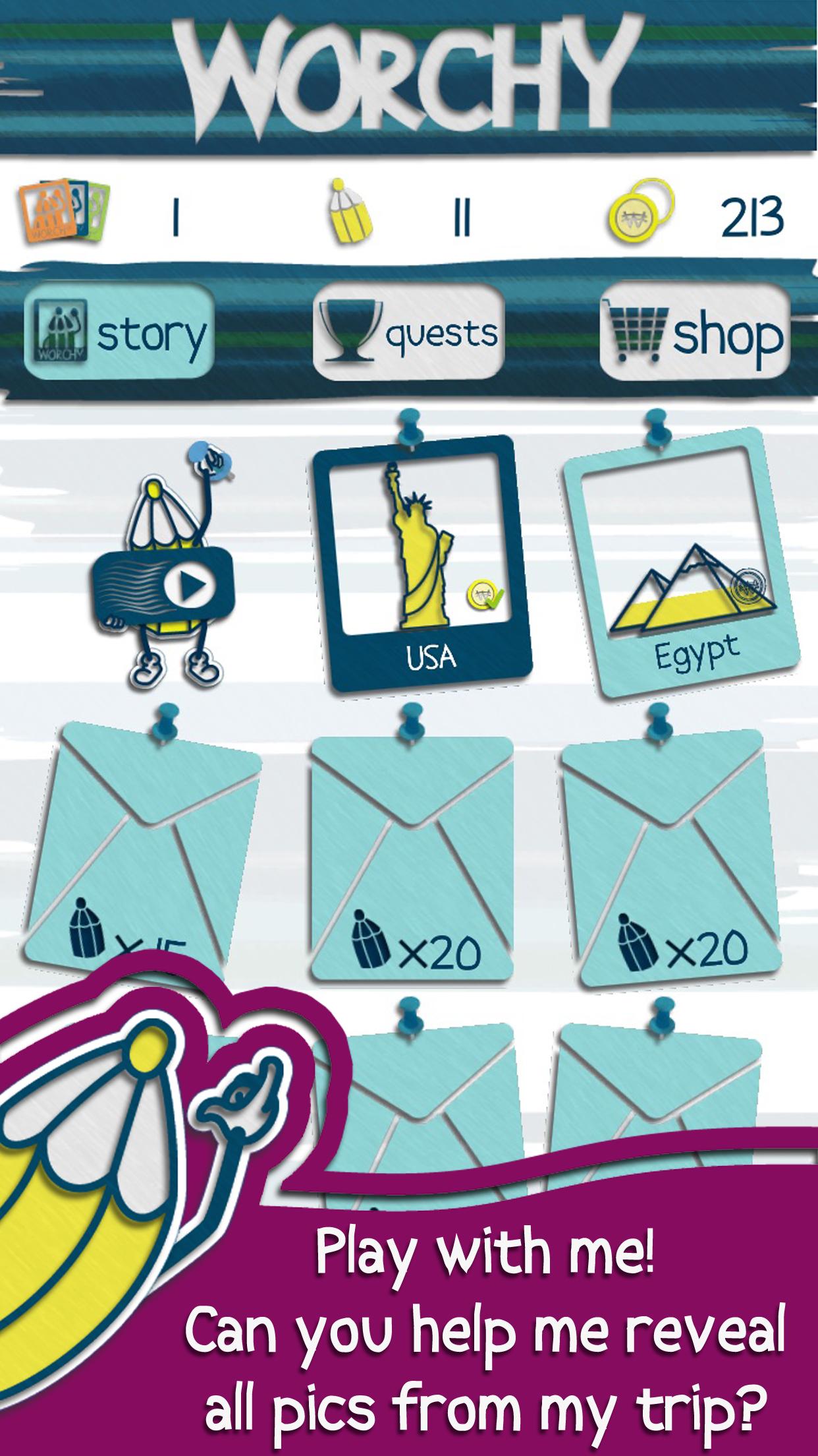 Worchy Picture Word Search