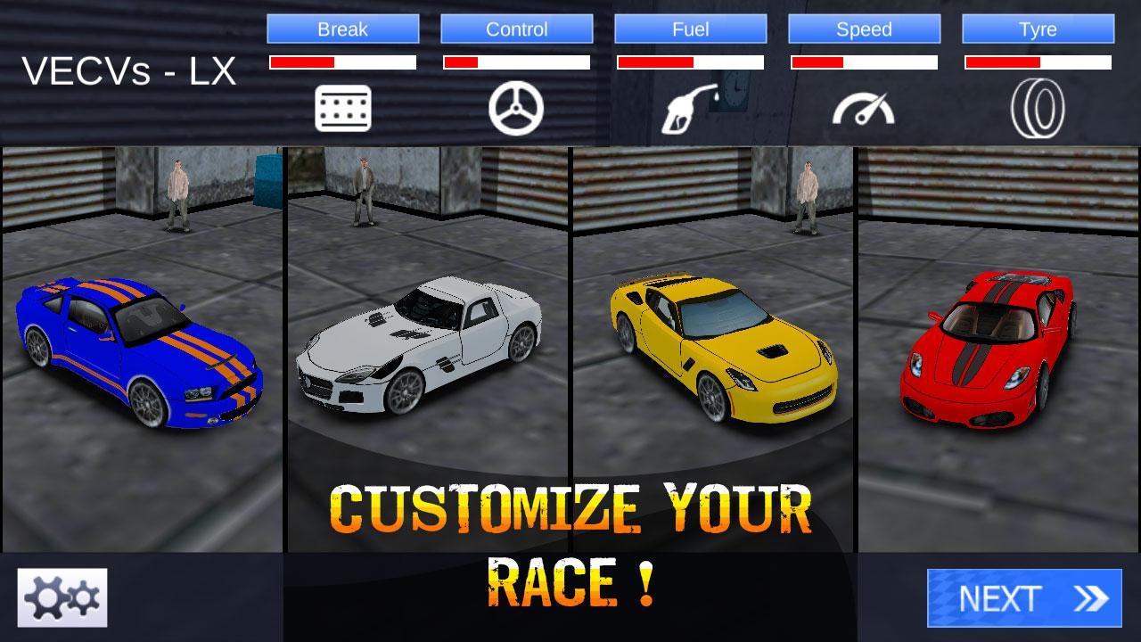 Subway Traffic Racing Car