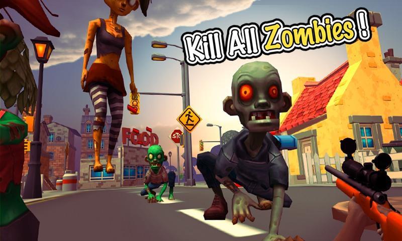 Zombie Town Sniper Shooting