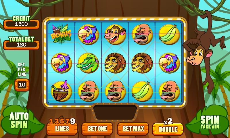 Monkey Slot Machine Mania Free