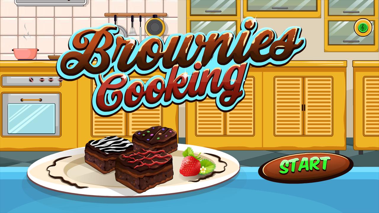 brownies cooking