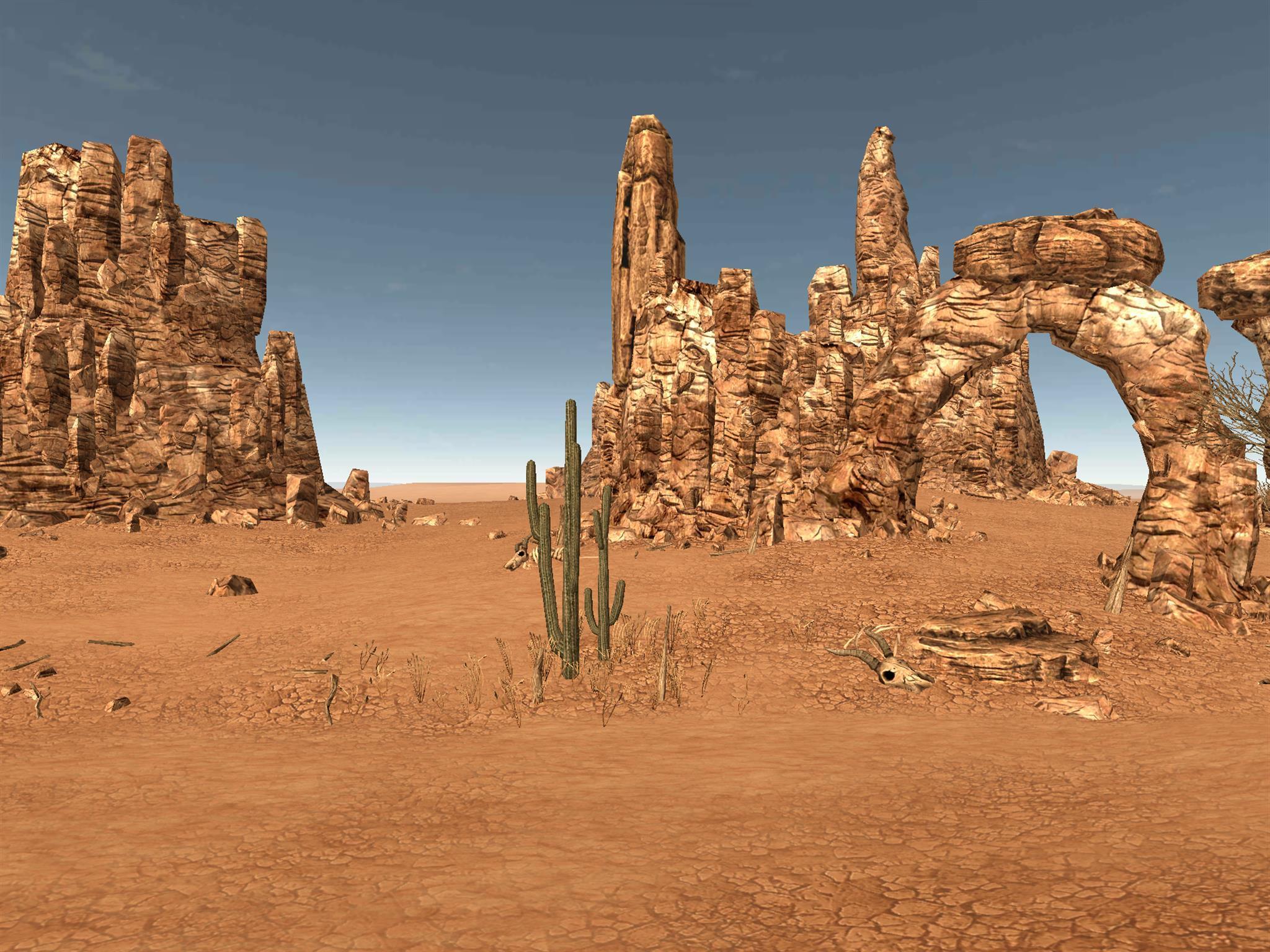VR Relax Desert 3D Cardboard
