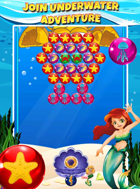 Bubble Dash: Mermaid Adventure