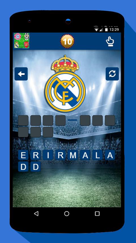 Quiz logo football