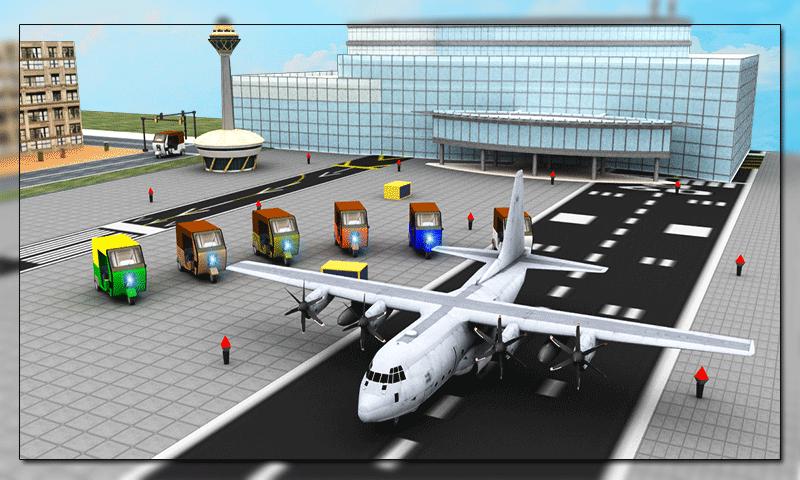 Cargo Plane Rickshaw Transport