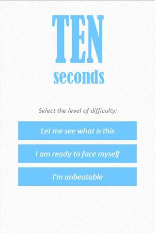Ten Seconds Brain Training