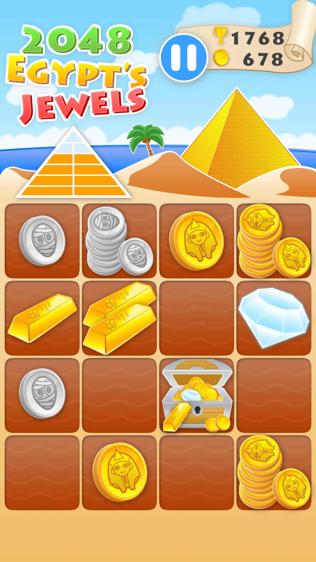 2048 Egypt's Jewels