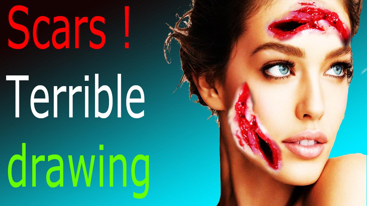 Scars In The Photo Face Prank
